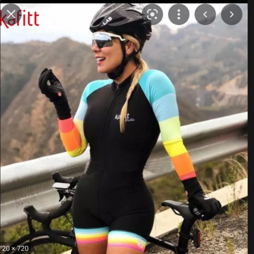 Women's Multicolor Cycling Suit